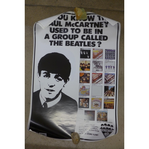 824 - Beatles promotion posters from Parlophone EMI (4)