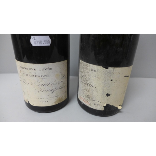 829 - Two bottles of 1947 Perrier-Jouet champagne