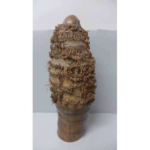 831 - A carved bamboo 'root' figure of a Chinese elder