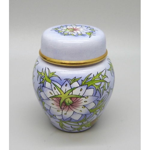 876 - A Moorcroft miniature ginger jar