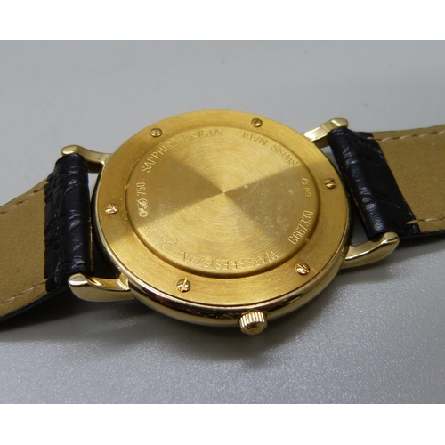 898 - An 18ct gold Tissot 1853 wristwatch, with box