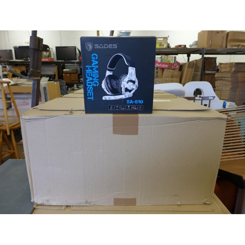 2471 - Box of 18 Sades unused sealed headsets