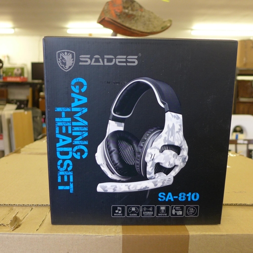 2480 - Box of 18 Sades unused sealed headsets