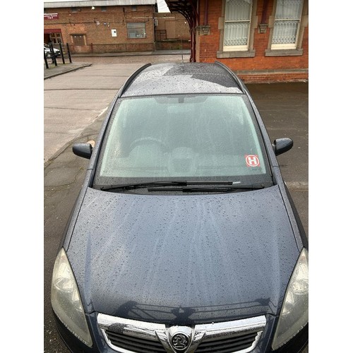 2527 - Vauxhall Zafira 1.9 CDTi 7-seater, 11 months MOT 8.2.24, 158,574 recorded miles, Reg No. EY56 XNB. D... 