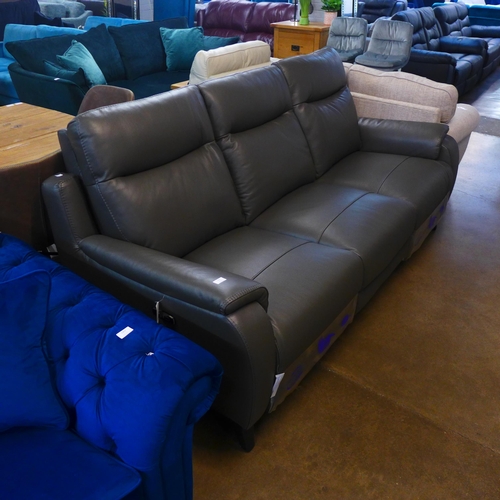 1301 - Barrett 3 Seat Leather Power Reclining Sofa, original RRP £1333.33 + VAT (4162-3) * This lot is subj... 