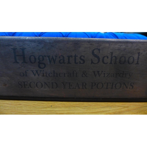 1306 - A Hogwarts School wooden storage crate, BX-013 * this lot is subject to VAT