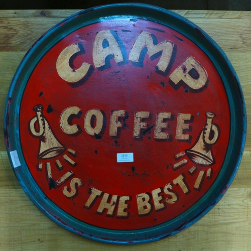 1310 - A Camp Coffee advertisement tray, 2500 * this lot is subject to VAT