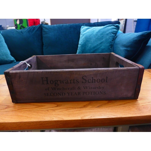 1353 - A Hogwarts School wooden storage crate, BX-013 * this lot is subject to VAT