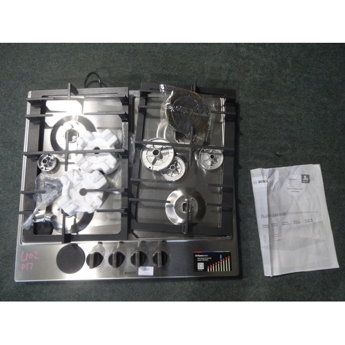 3001 - Bosch Gas 4 Burner Hob With Flameselect - H45xW582xD520  - model no PCP6A5B90 , Original RRP £237.5 ... 