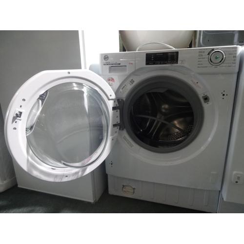 3032 - Hoover H-Wash 300 Lite Integrated Washing Machine (8kg) - Missing Dial H820xW600xD525  - model no HB... 