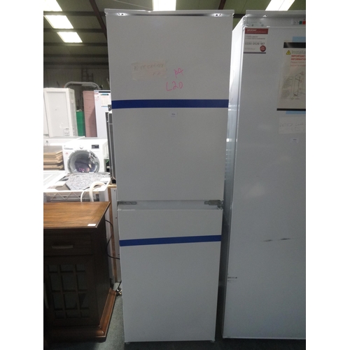 3036 - Zanussi 50/50 Fridge Freezer (Frost Free) - H1772xW548xD549  - model no ZNNN18FS5 , Original RRP £58... 