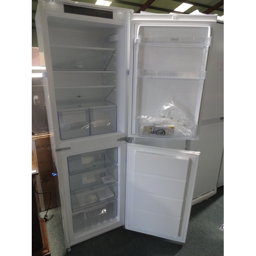 3036 - Zanussi 50/50 Fridge Freezer (Frost Free) - H1772xW548xD549  - model no ZNNN18FS5 , Original RRP £58... 