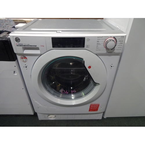 3041 - Hoover H-Wash 300 Pro Integrated Washing Machine (9kg) - H820xW600xD525  - model no HBWOS 69TME , Or... 