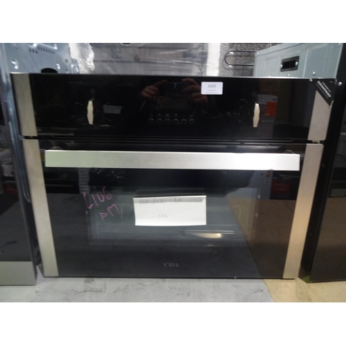 3045 - CDA Compact Steam Oven With Grill - Stainless Steel - H445xW597xD578 - model no VK701SS , Original R... 