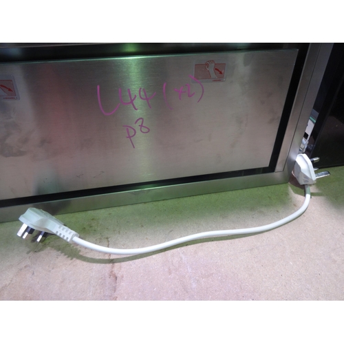 3054 - 2 Bosch Canopy Extractors - Brushed Steel  (376-44 )  * This lot is subject to vat