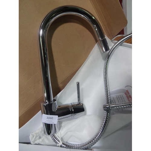 3060 - Proetus Pull-Out Tap Chrome - High Pressure Only - model no 78CR591F4WN , Original RRP £124.17 inc. ... 