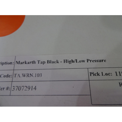 3061 - Markarth Black Tap - High/Low Pressure - model no 64PZ490GF4WN , Original RRP £140.84 inc. vat (376-... 