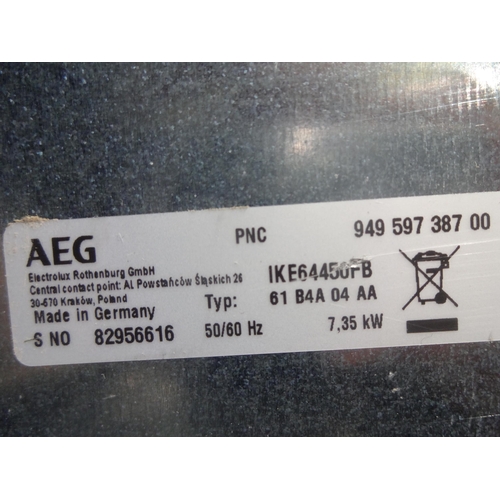 3075 - AEG 4 Zone Flexinduction Hob - H44xW590xD520  - model no IKE64450FB , Original RRP £499.17 inc. vat ... 