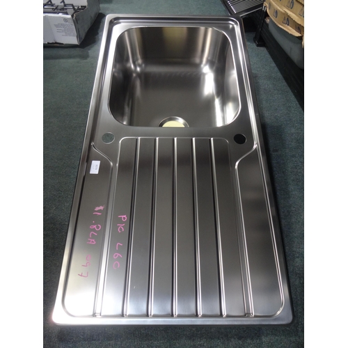 3079 - Andros 1.0 Bowl RVS Stainless Steel - 500 x 1000 - model no BL468501 , Original RRP £207.5 inc. vat ... 