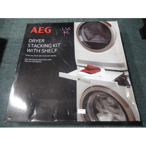 3083 - AEG Dryer Stacking Kit With Pull Out Shelf - Model: SKP11GW , Original RRP £49.17 inc. vat (376-65 )... 