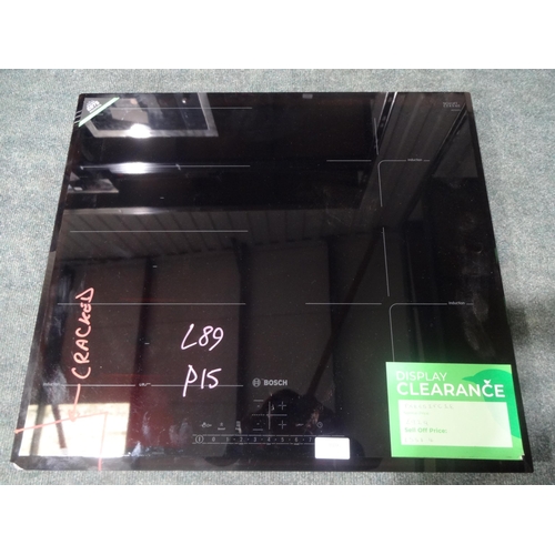 3086 - Bosch FlexInduction 4 Zone Hob - H51xW592xD522  - model no PXE651FC1E , Original RRP £562.5 inc. vat... 