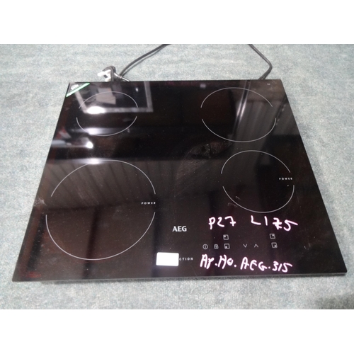 3087 - AEG  Induction 4 Zone Hob - H60xW590xD520 - model no HK604200IB , Original RRP £390.83 inc. vat (376... 