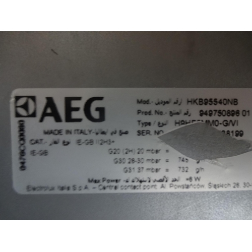 3126 - AEG 5 Zone gas on Glass hob - * This lot is subject to vat