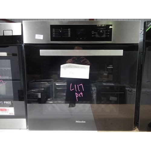 3139 - Miele Single Oven - H579xW554xD547  - model no H 2860 BP , Original RRP £999.17 inc. vat (376-117 ) ... 