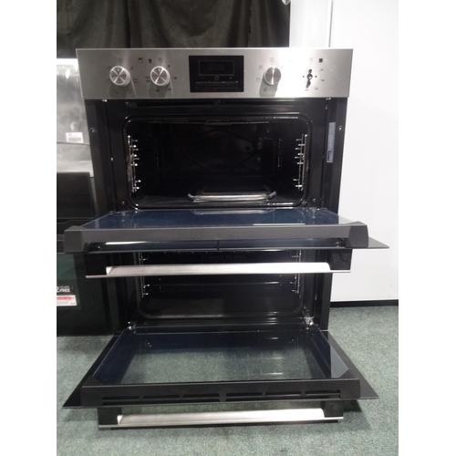 3151 - Zanussi Double Electric Oven - Stainless Steel (381-18) * This lot is subject to VAT