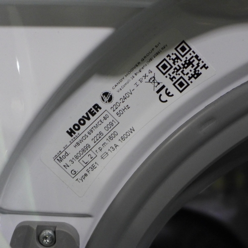 3175 - Hoover Integrated H Wash 300 Pro Washing Machine (9kg) - H820xW600xD525 - model no HBWOS 69TMCE , Or... 