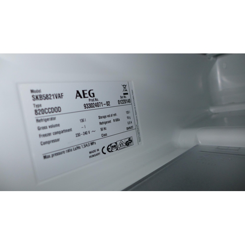 3196 - AEG Built Under Fridge -  H815xW596xD550 - model no SKB5821VAF , Original RRP £333.33 inc. vat (376-... 