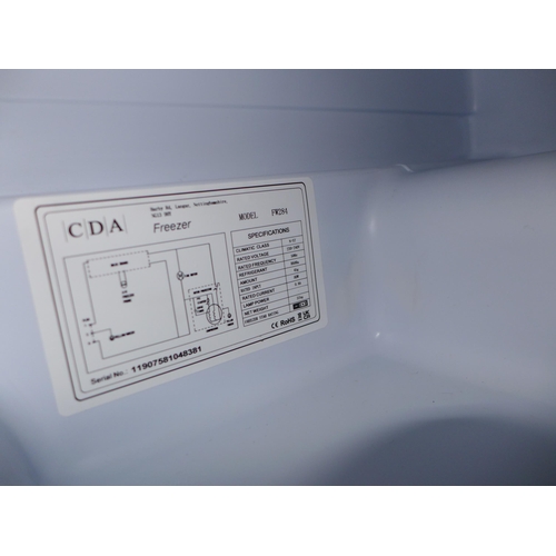 3198 - CDA Under Counter Freezer - H818xW596xD550  - model no FW284 , Original RRP £313.33 inc. vat (376-17... 