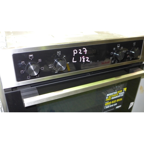 3199 - Zanussi Built In Airfry Double Oven -  H888xW594xD568  - model no ZKCNA4X1 , Original RRP £440.84 in... 