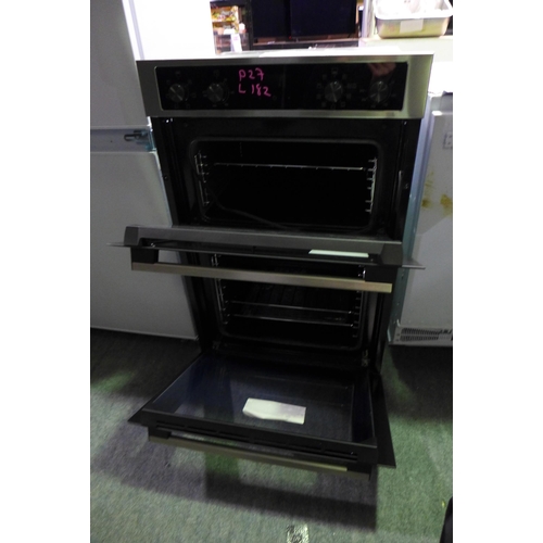 3199 - Zanussi Built In Airfry Double Oven -  H888xW594xD568  - model no ZKCNA4X1 , Original RRP £440.84 in... 