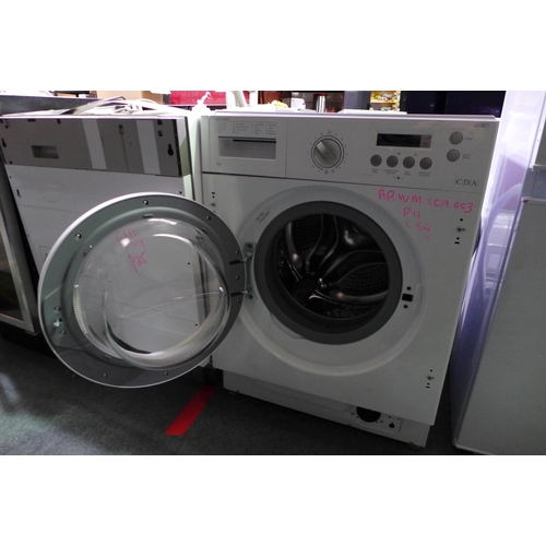 3201 - CDA Fully Integrated Washer (6kg) - H825xW595xD540  - model no CI361 , Original RRP £375 inc. vat (3... 