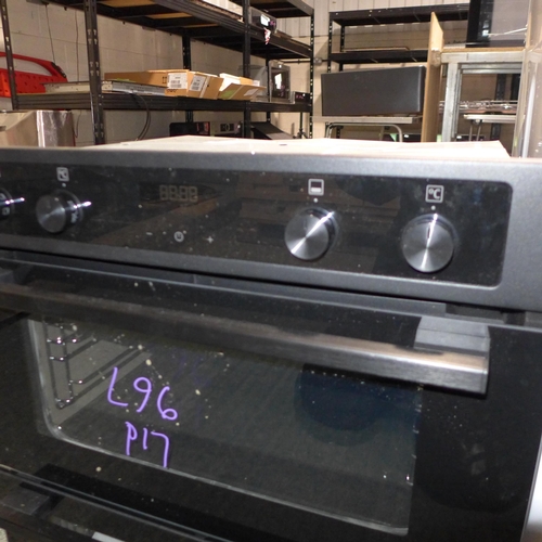 3222 - Zanussi Double Multifunction Oven (381-96) * This lot is subject to VAT