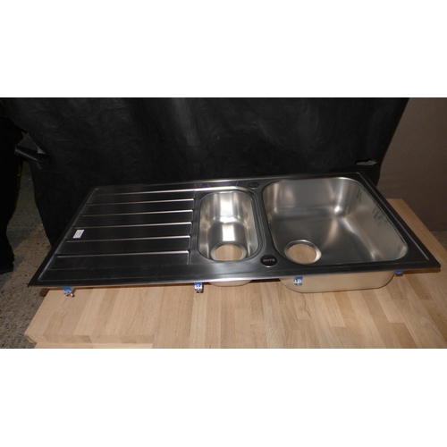 3225 - Andros 1.5 Bowl RVS - Stainless Steel (500x1000) - model no.:- BL453634, original RRP £224.17 inc. V... 