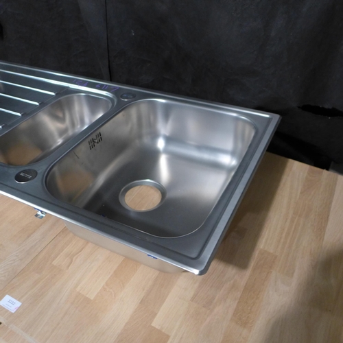 3225 - Andros 1.5 Bowl RVS - Stainless Steel (500x1000) - model no.:- BL453634, original RRP £224.17 inc. V... 