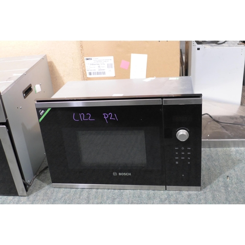 3235 - Bosch Series 4 Wall Microwave (H382xW594xD317) - model no.:- BFL523MS0B, original RRP £332.50 inc. V... 