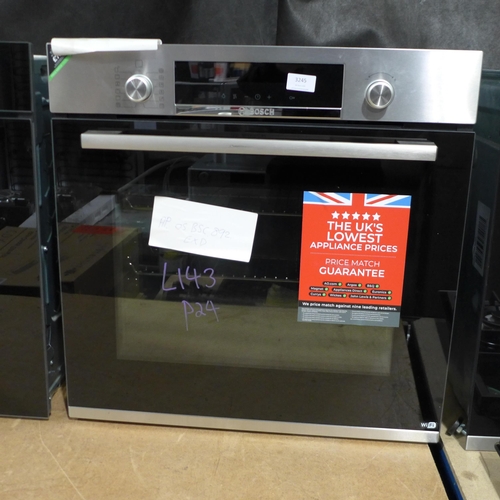 3245 - Bosch Series 6 Multifunction Oven with Home Connect (H594xW549xD548) - model no.:- HBA5780S6B, origi... 