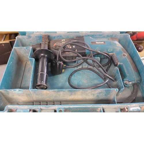 2042 - Makita 240V SDS hammer drill in case