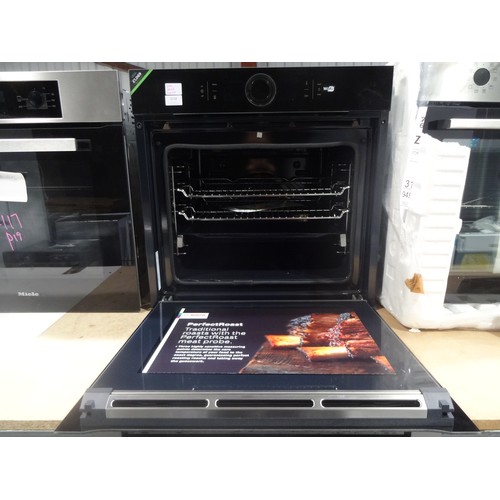 3138 - Bosch Serie 8 Home Connect Single Pyrolytic Oven - H595xW595xD548  - model no HBG6764B6B , Original ... 