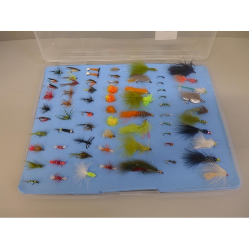 674 - Seventy trout fishing flies