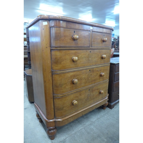 101 - A Victorian Scottish mahogany chest of drawers