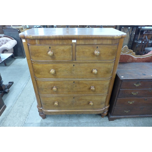 101 - A Victorian Scottish mahogany chest of drawers