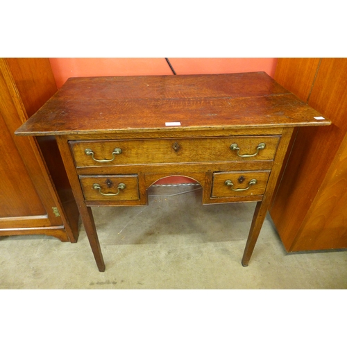 12 - A George II oak lowboy