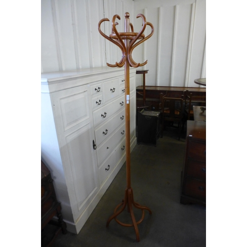 202 - A beech bentwood coatstand