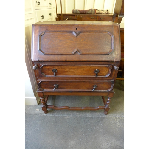 203A - An oak barleytwist bureau