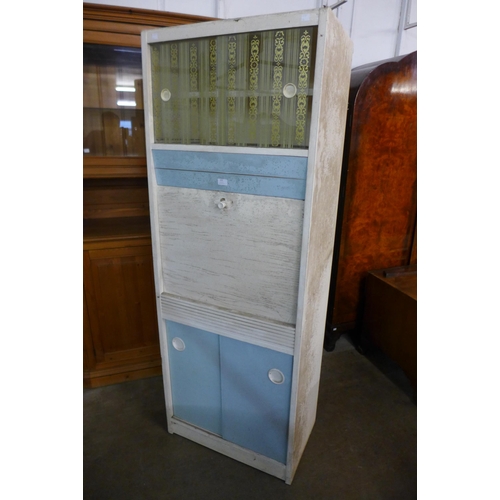 225 - A vintage painted kitchen cabinet