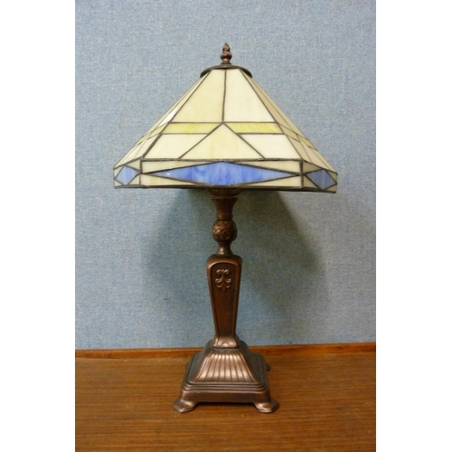 378 - A Tiffany style table lamp